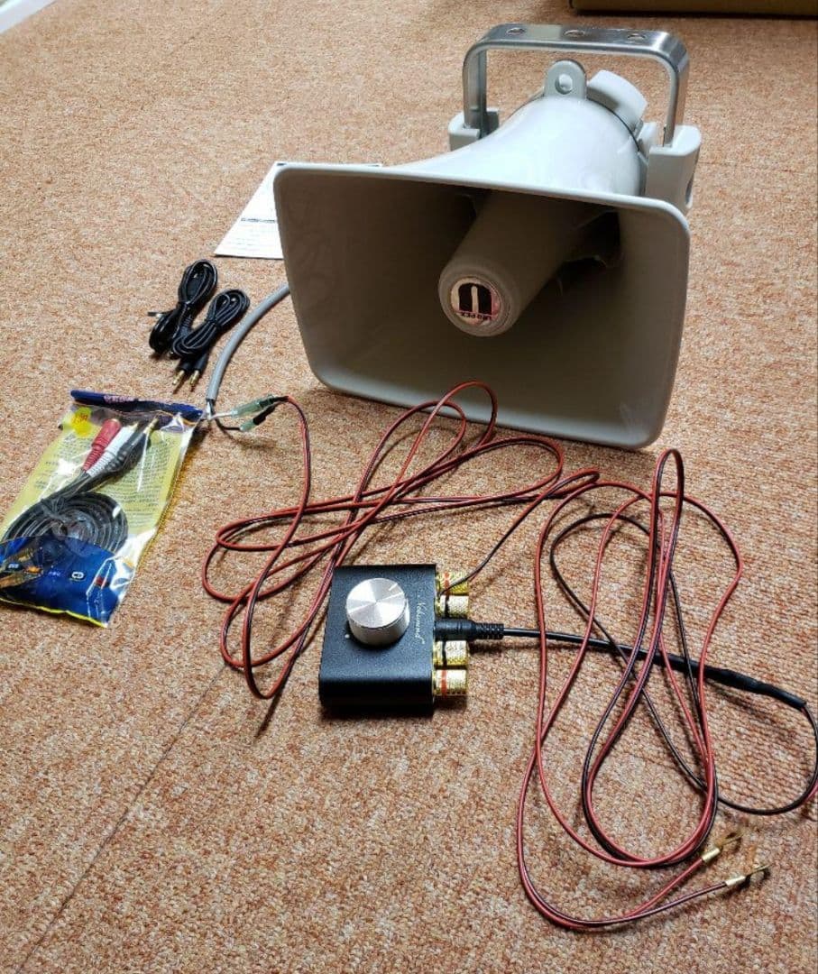 ユニペックススピーカー　ブルートゥースセット　12v汎用　バイク　新品