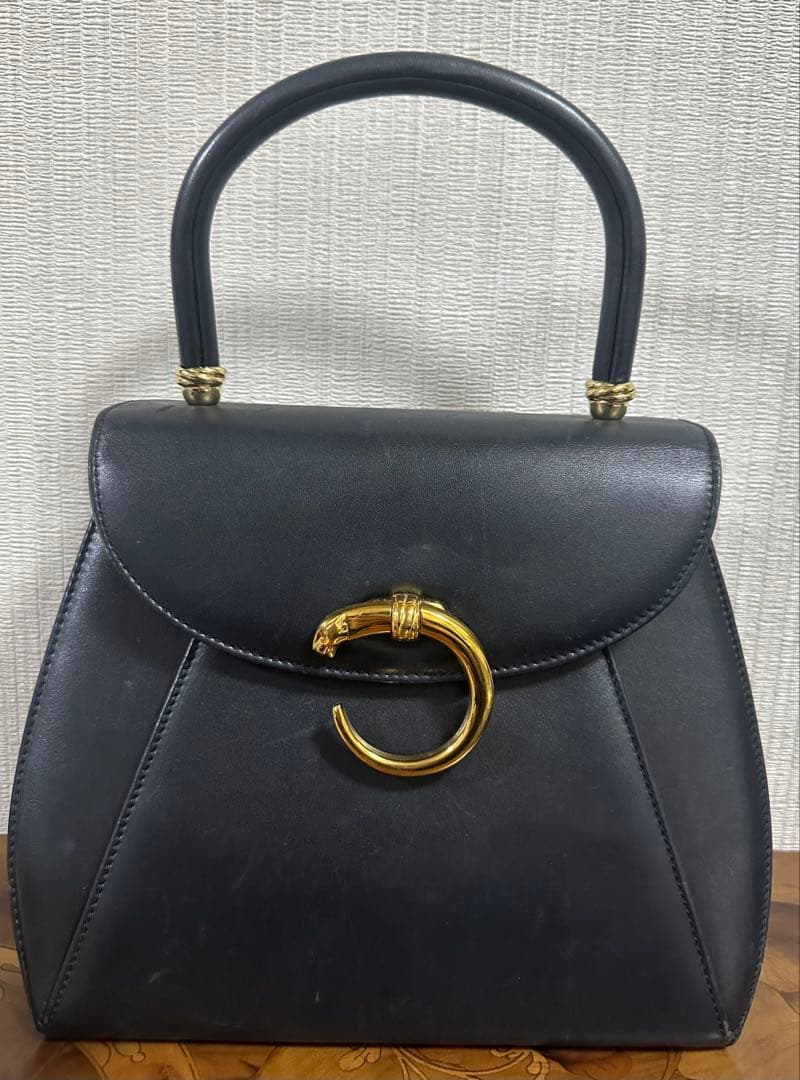 P*e様 カルティエ　Cartier 小物入れ付き　ハンドバッグ