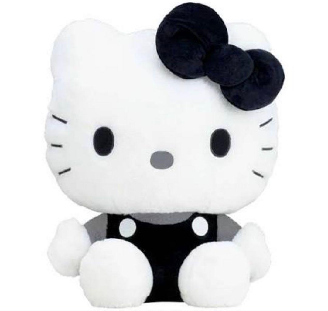 ハローキティ　モノクロドールGJ ぬいぐるみBIG