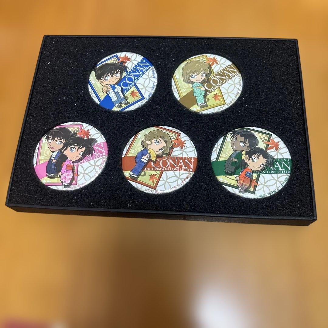名探偵コナン から紅の恋歌 缶バッジセット - メルカリ