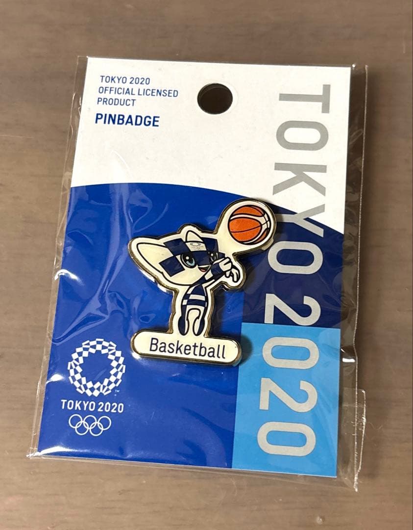 2020東京オリンピック ピンバッジ（バスケットボール） - メルカリ