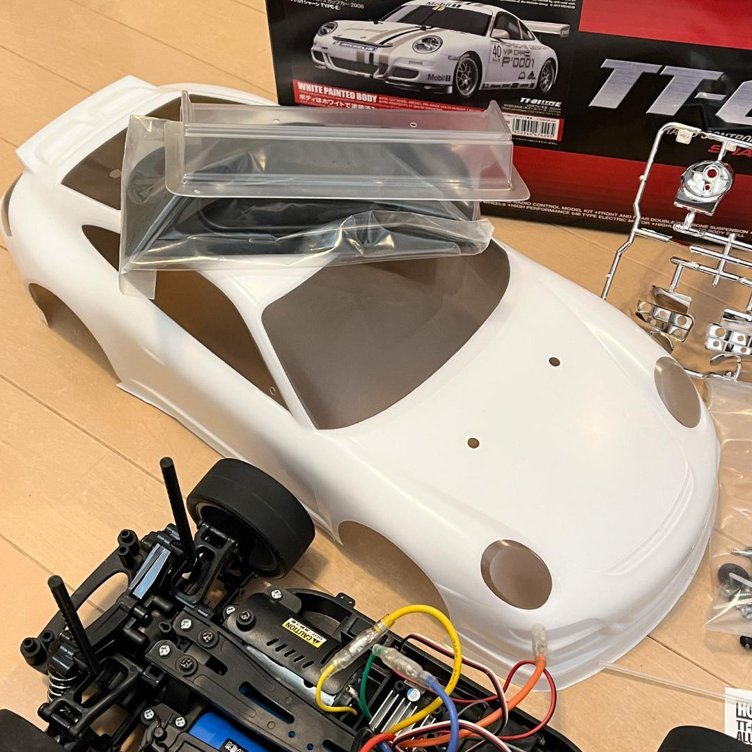 タミヤ RCカー ポルシェ 911 GT3 2008 TT-01 TYPE-E - メルカリ