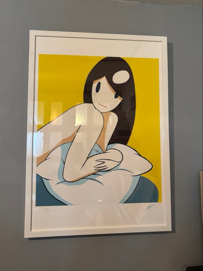 天野タカル シルクスクリーン 版画 venus in city 新宿伊勢丹限定