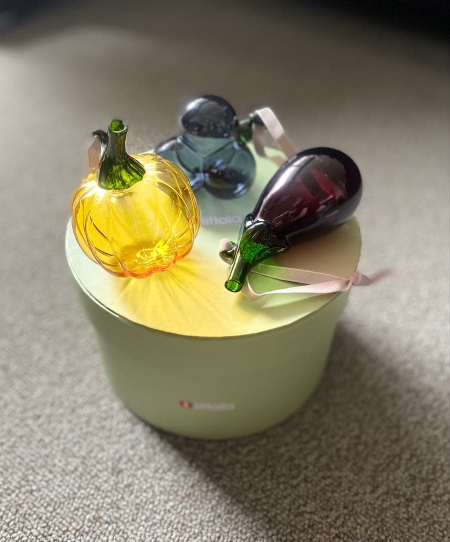イッタラ ミニフルーツ＆ベジタブル オーナメント3個セット iittala - ♡イッタラ ミニフルーツ ベジタブル オーナメント