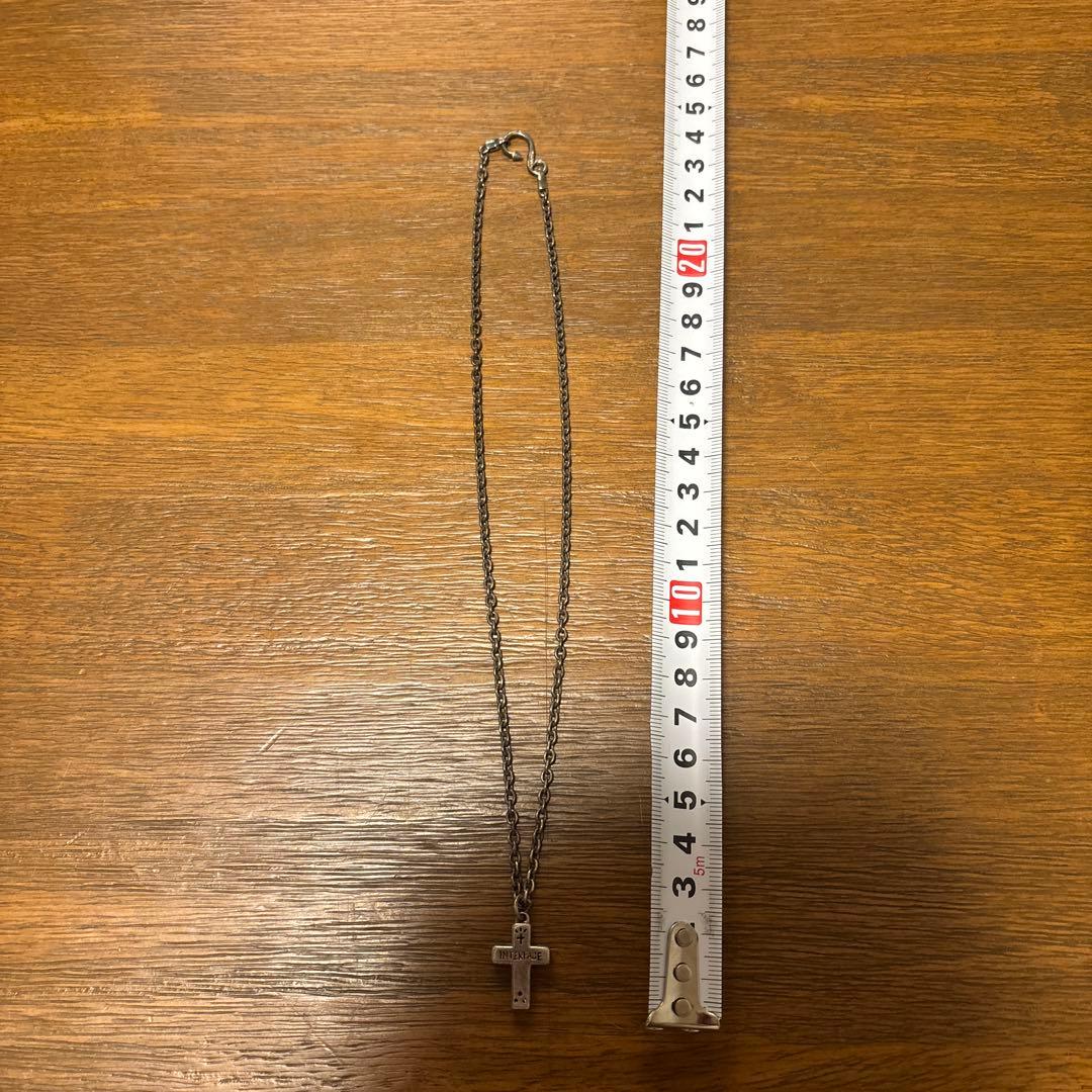 Interface silver 925 クロスネックレス レア