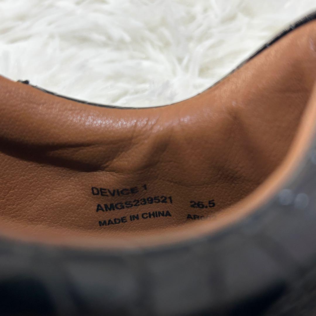 超美品✨ AOURE DEVICE1 シボ革 スニーカー 26.5cm 希少