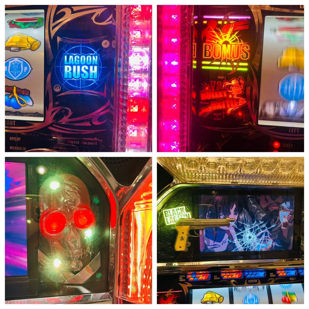 初代ブラックラグーン スロット実機 メダル不要機搭載 - メルカリ