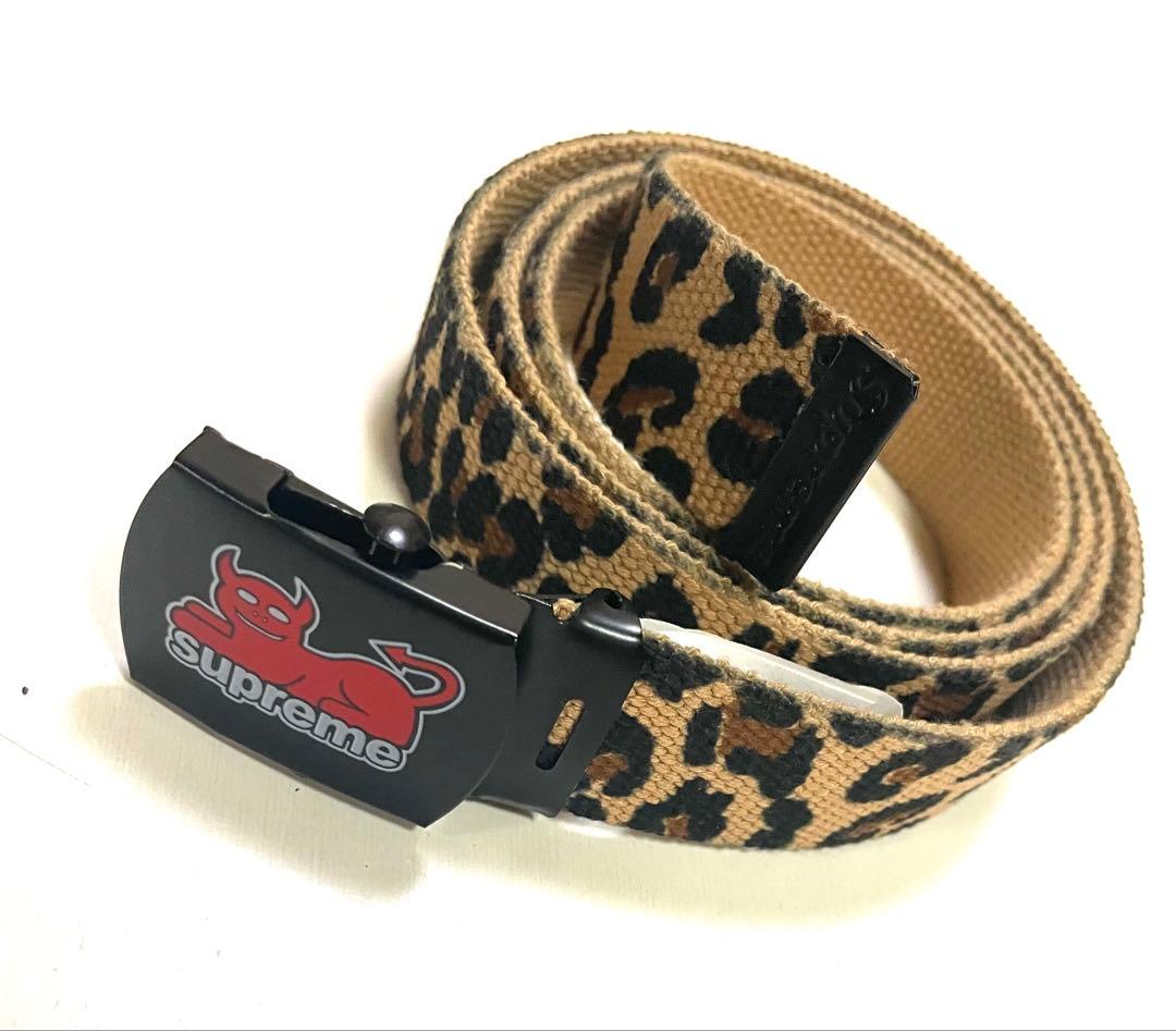 Supreme ヒョウ柄 ベルト　レオパード　ガチャベルト