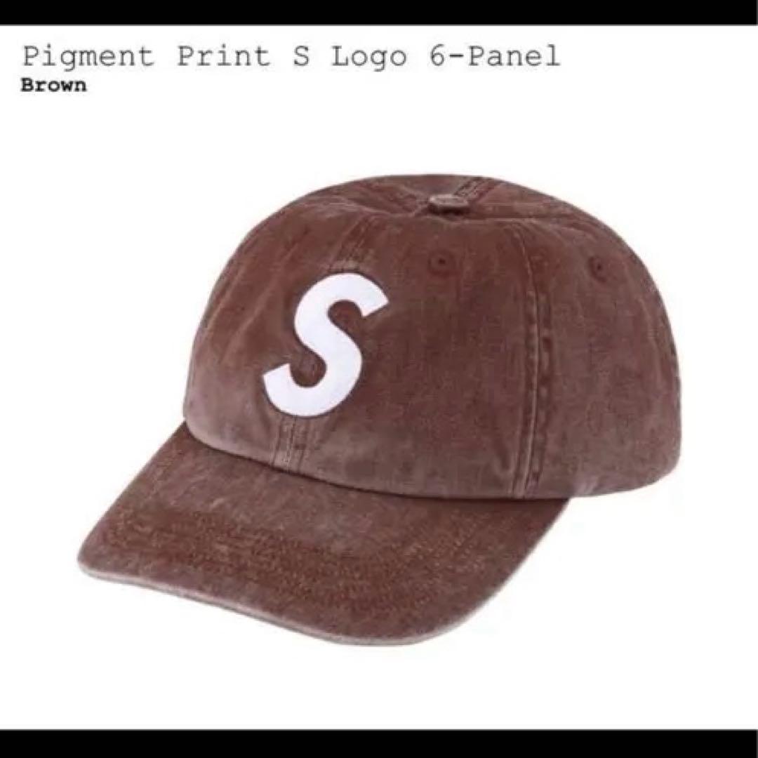 SUPREME Pigment Print S Logo キャップ 入手困難