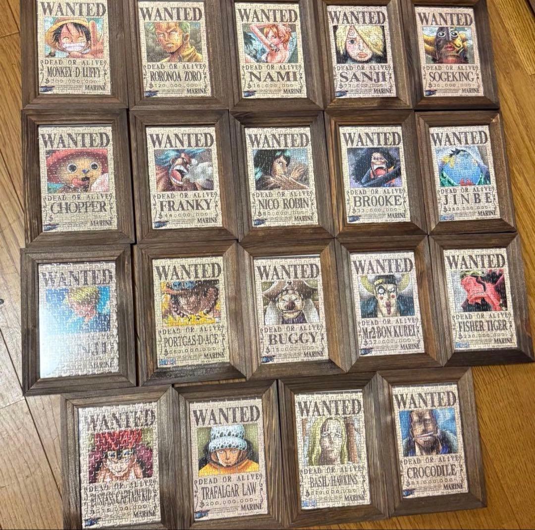 ONEPIECE ワンピース 手配書パズル ジグソーパズル まとめ売り