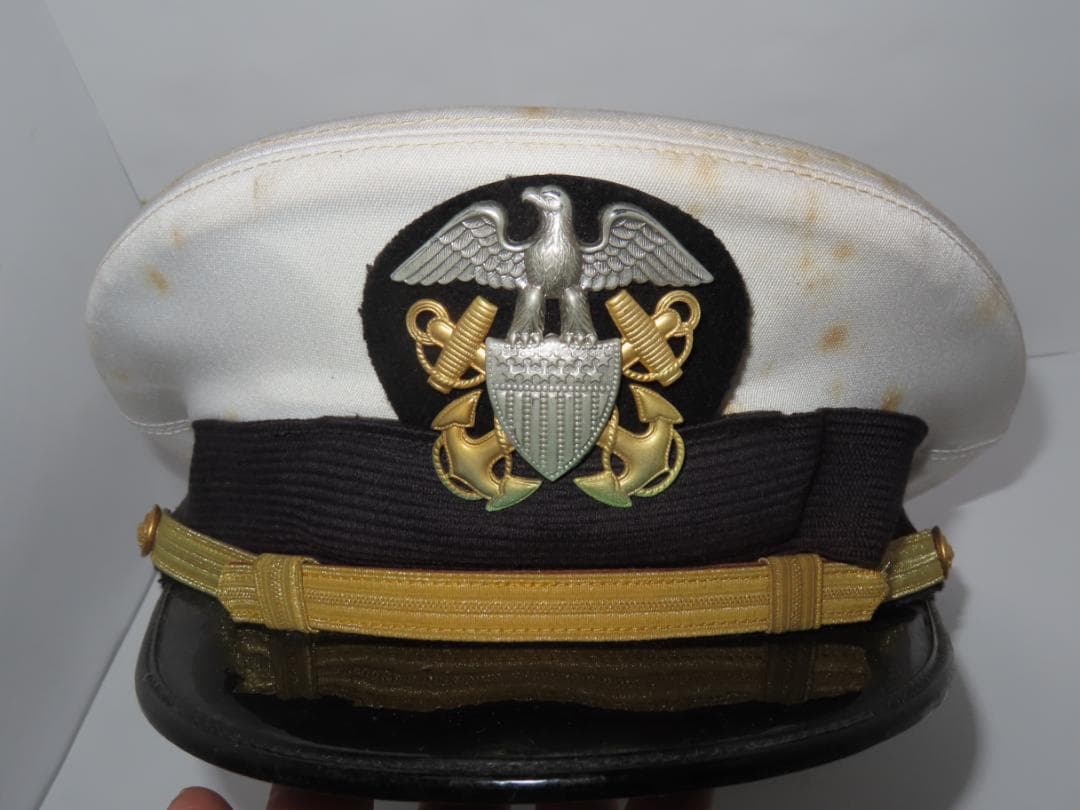 WW2 将校用帽子　第二次世界大戦 アメリカ 海軍US ARMY/米軍 WWII