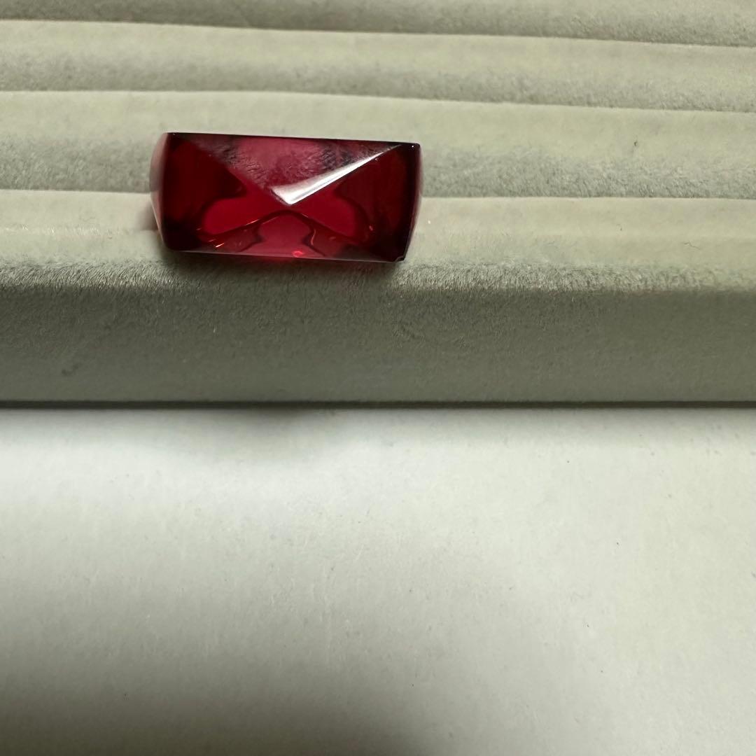 バカラ クリスタルリング 13号 レッド - メルカリ