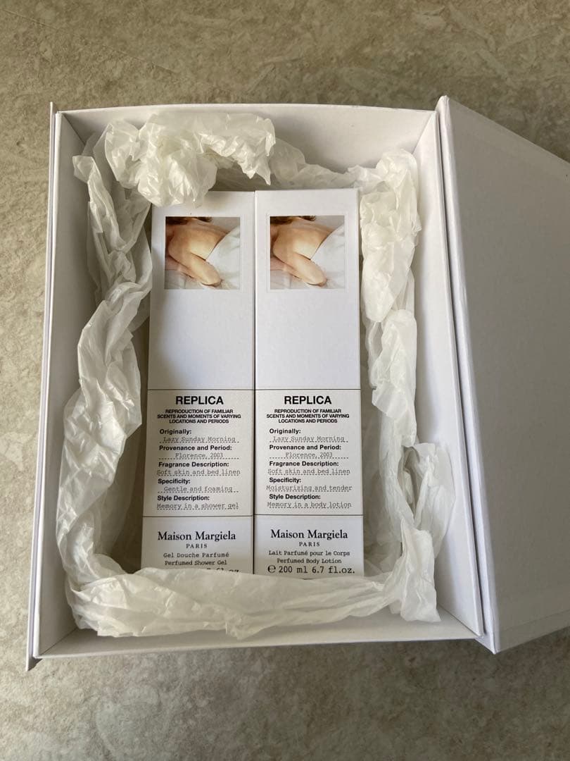 新品未使用 箱入りメゾンマルジェラ シャワージェル ボディローション セット