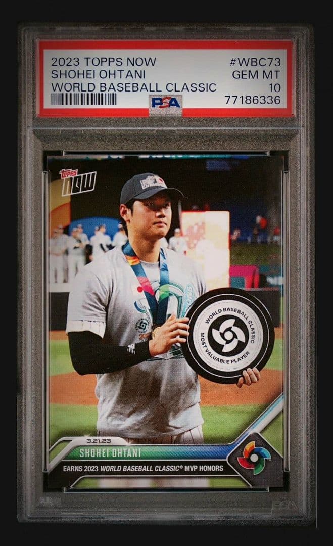 PSA10 大谷翔平 WBC MVP 2023 Topps Now WBC73 - メルカリ