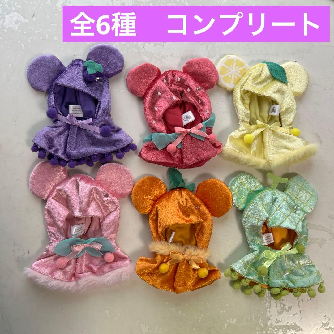 【全6種　コンプリート】ディズニー　シークレットポンチョ　ユニベア　フルーツ