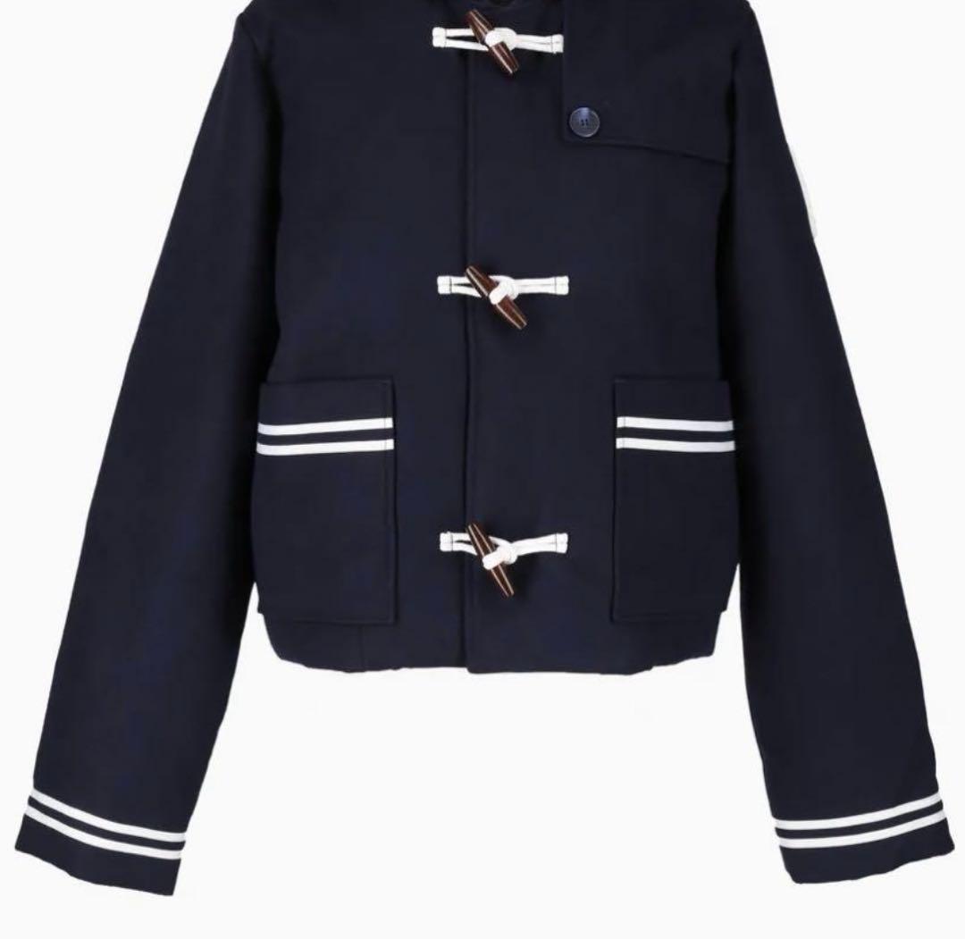 ぽんち☆様　ネイビー　ジャケットコート