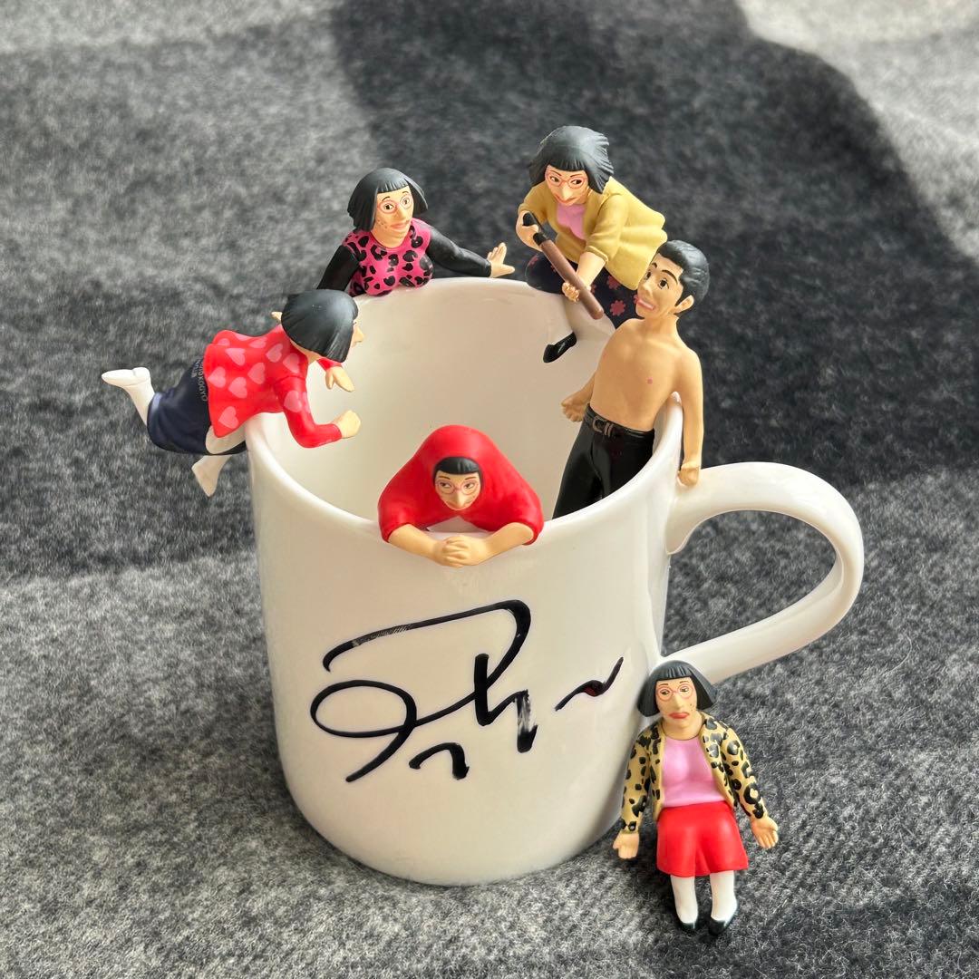 コップのすち子』全6種＋直筆サイン入りマグカップ - メルカリ