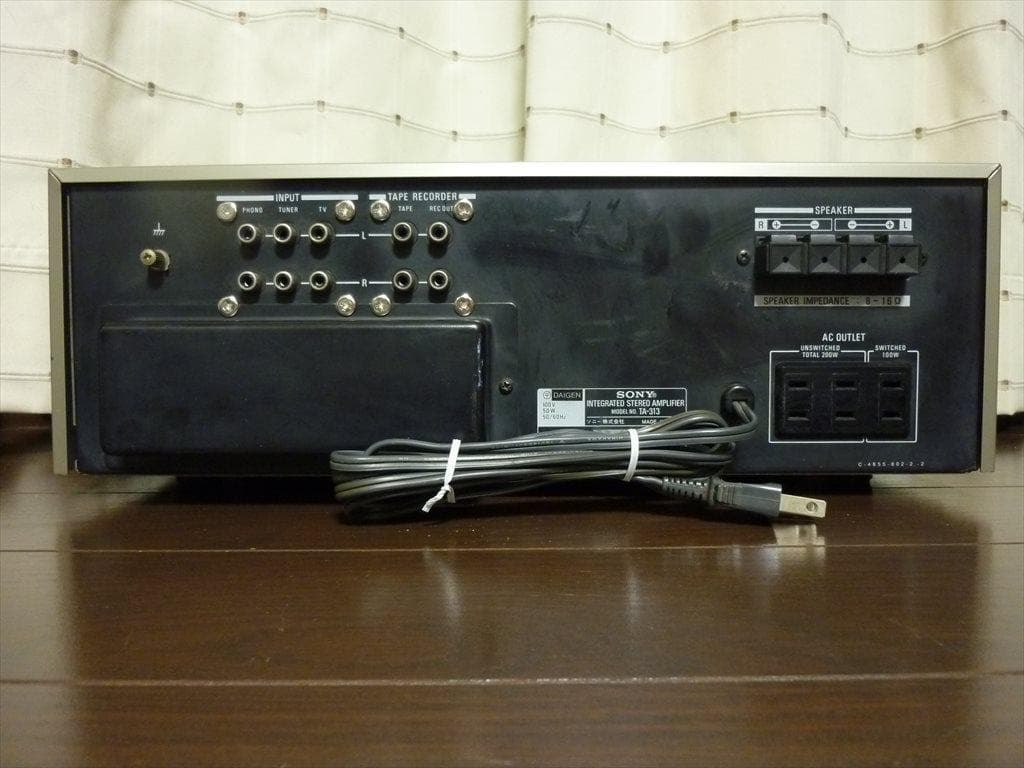 SONY ソニー プリメインアンプ TA-313 修理済 全機能動作 美品 - メルカリ
