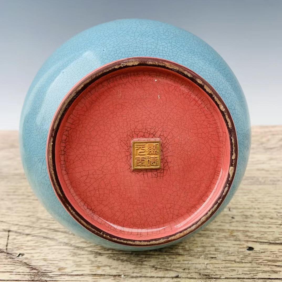 中国古美術・旧蔵の磁器・大周柴窯兩色葫蘆瓶・置物・書道具・茶道具