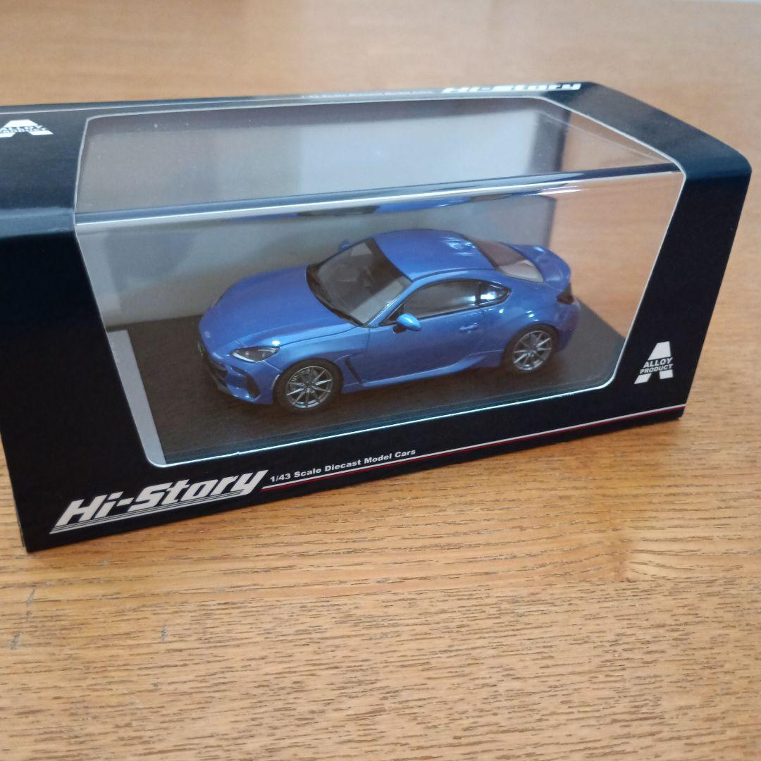 ハイストーリー スバル BRZ S2021 WRブルーパール 1/43