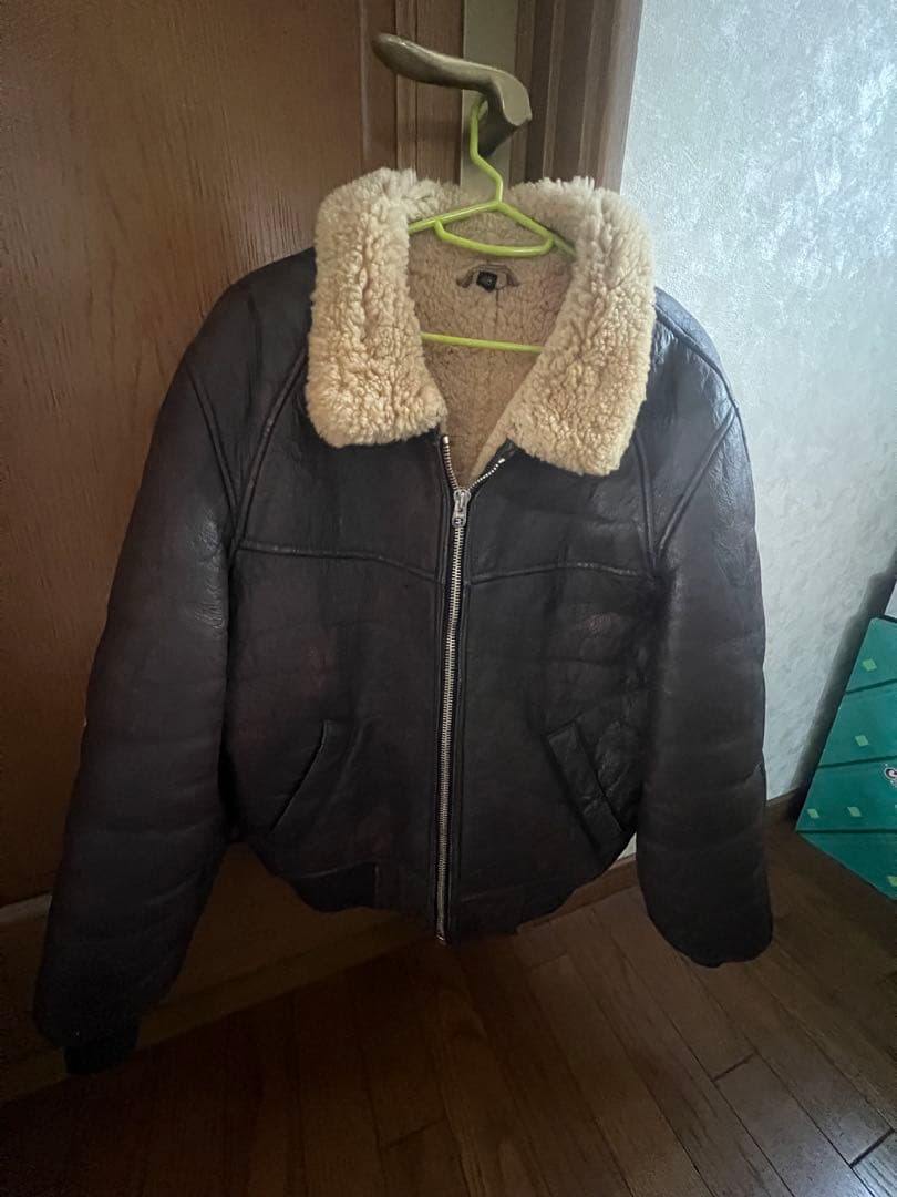 B-3 ムートンジャケット 本革