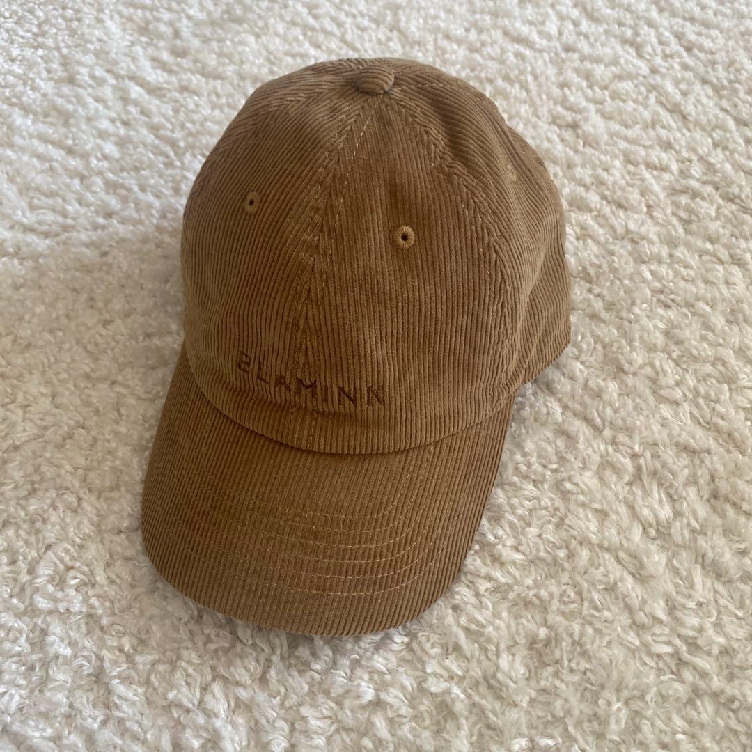 新品未使用！ブラミンク BLAMINK コーデュロイ キャップ
