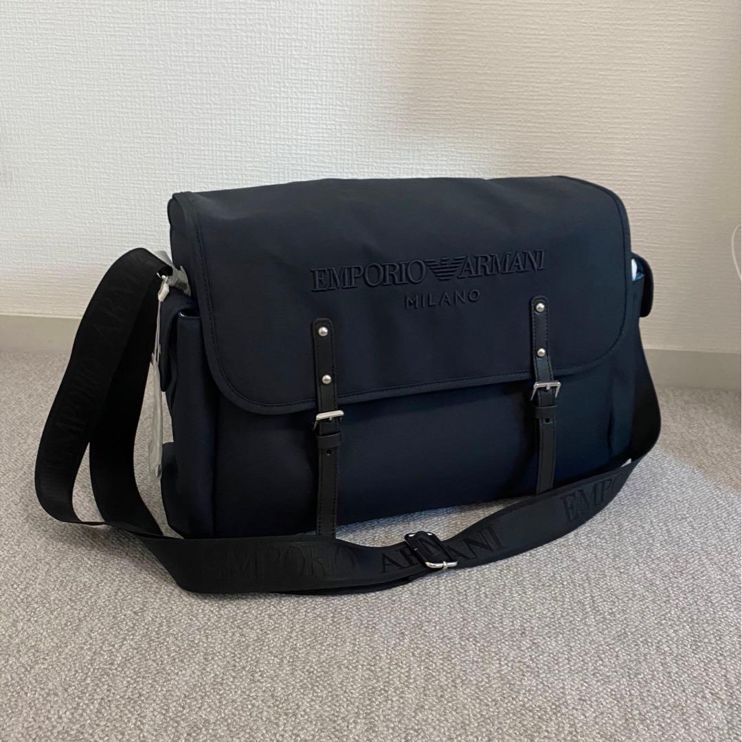 最終値下【タグ付】エンポリオアルマーニ マザーズバック　黒