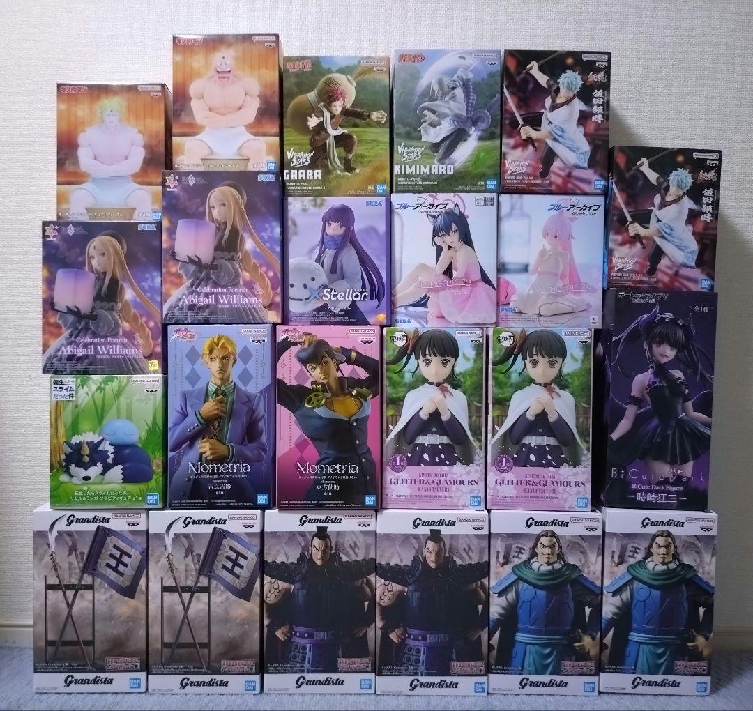 人気アニメフィギュア 鬼滅の刃 キングダム ジョジョ ナルト 銀魂 他