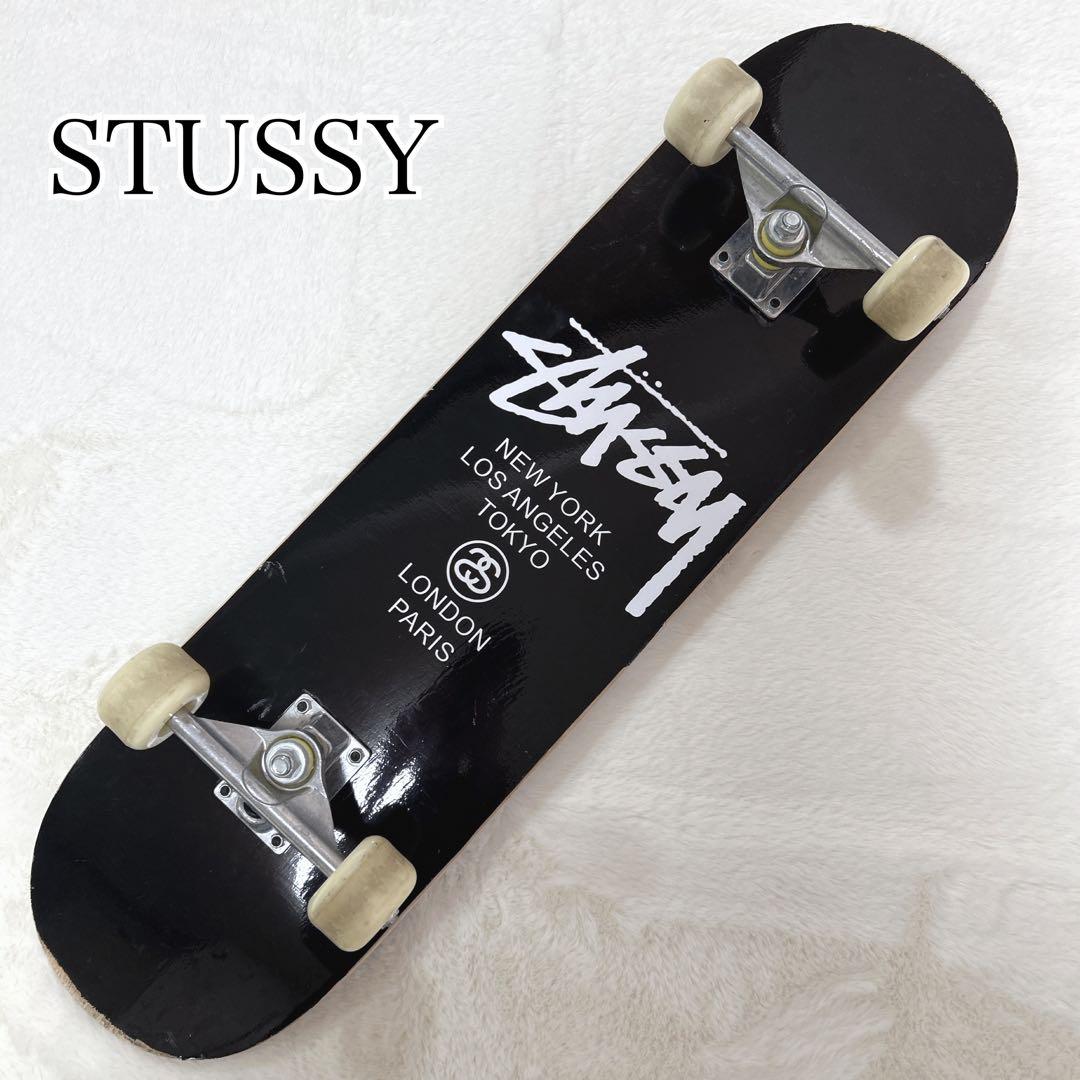 【入手困難】 STUSSY スケートボード　デッキ　スケボー　ブラック　完売品