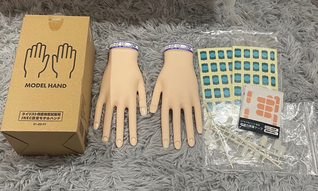 ネイリスト検定試験用 JNEC認定モデルハンド 認定チップ - メルカリ