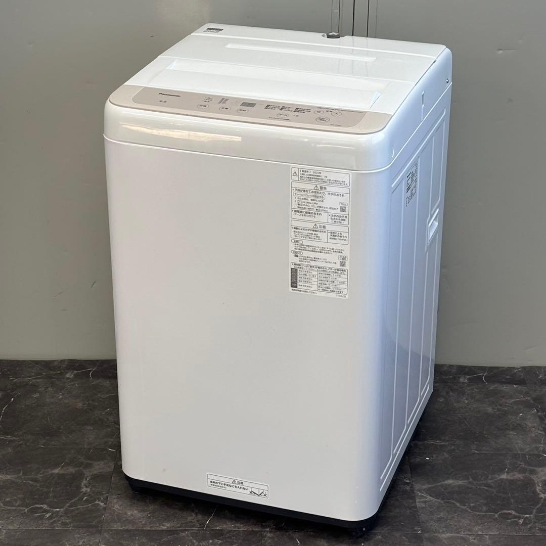 ♪送料込！設置対応◎2025年製6kgパナソニック 全自動洗濯機 NA-F6B3