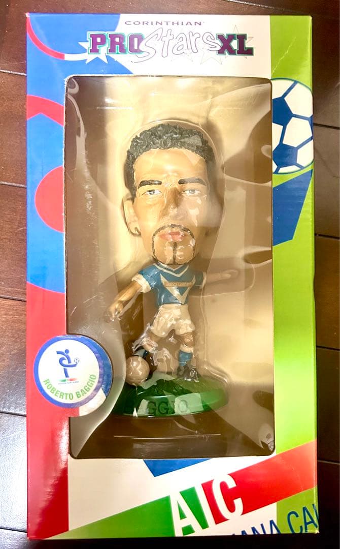 コリンシアン ロベルト・バッジョフィギュア4体 + 記念切手セット