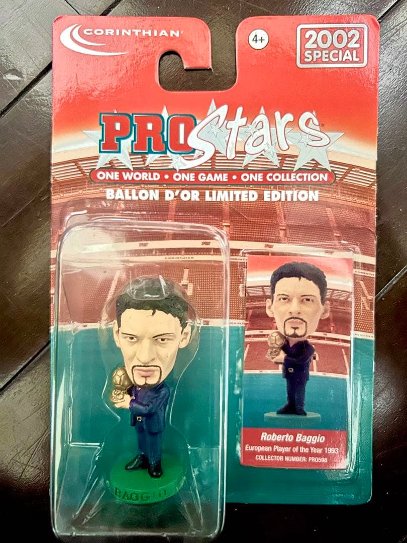 コリンシアン ロベルト・バッジョフィギュア4体 + 記念切手セット