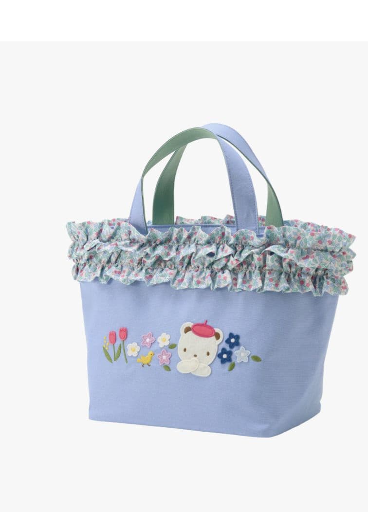 ファミリア ショルダートートバッグ くまちゃん 刺繍 vip限定 - メルカリ