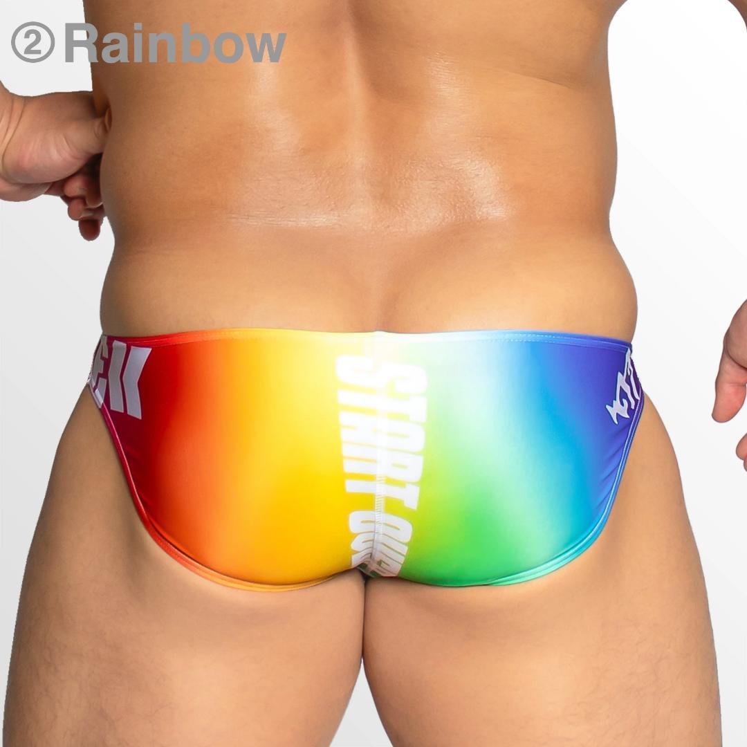 EGDE【XXL！上下セット！】REBOOT RE レインボー ビキニ&ハーネス