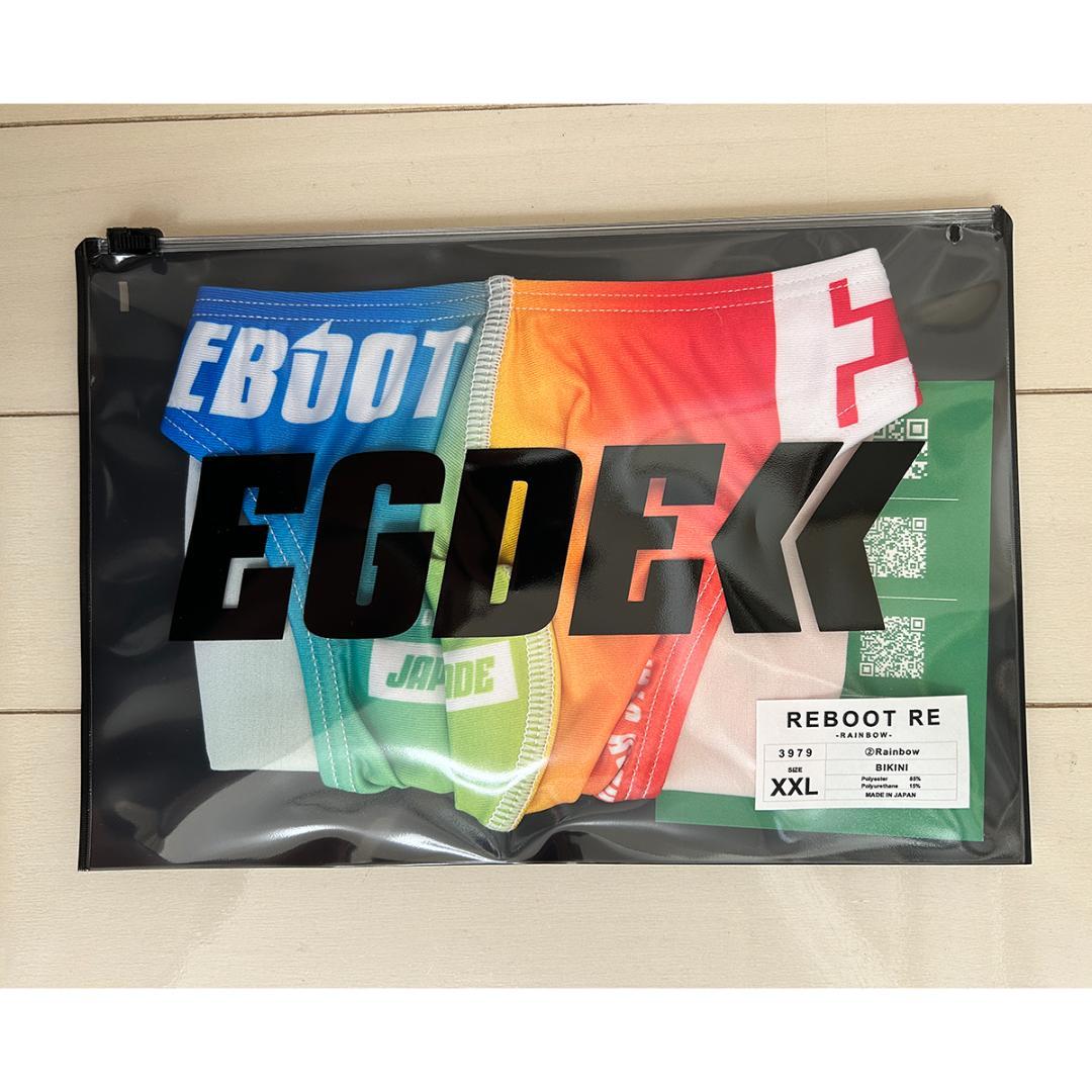 EGDE【XXL！上下セット！】REBOOT RE レインボー ビキニ&ハーネス