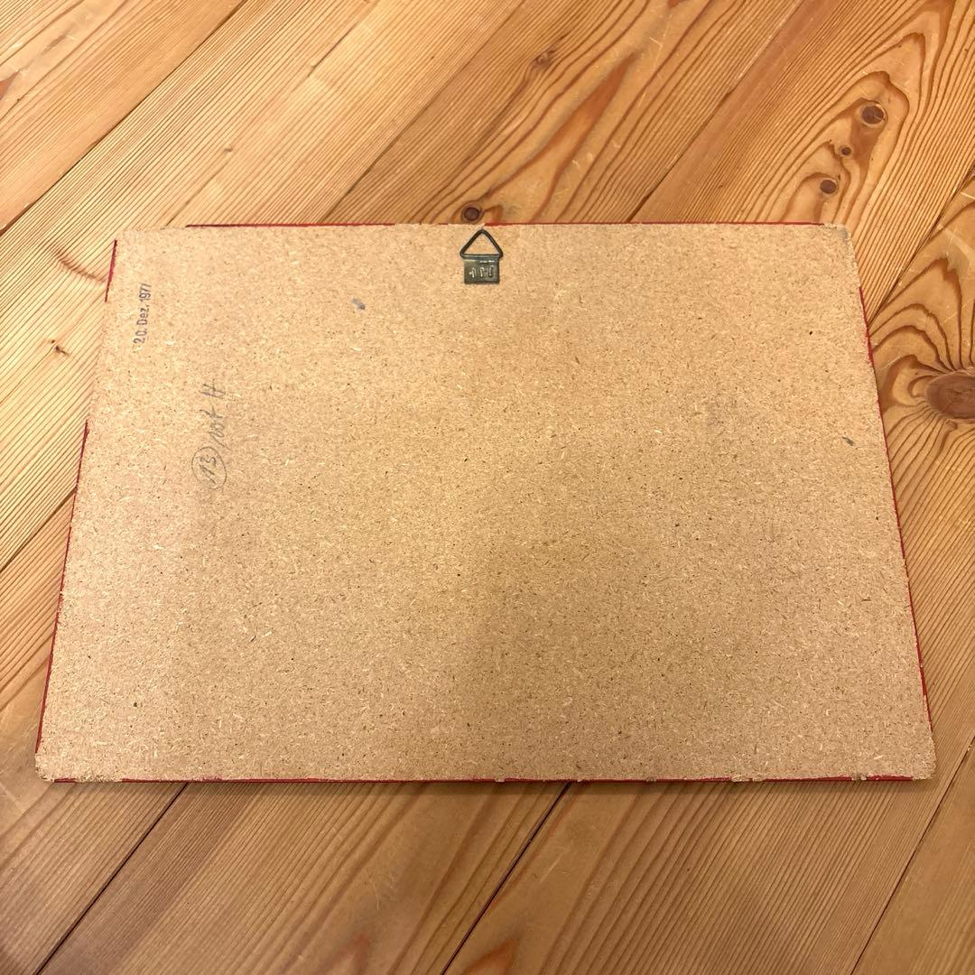 1977年 マクドナルド ドイツ BigMac 木製看板 ストアディスプレイ