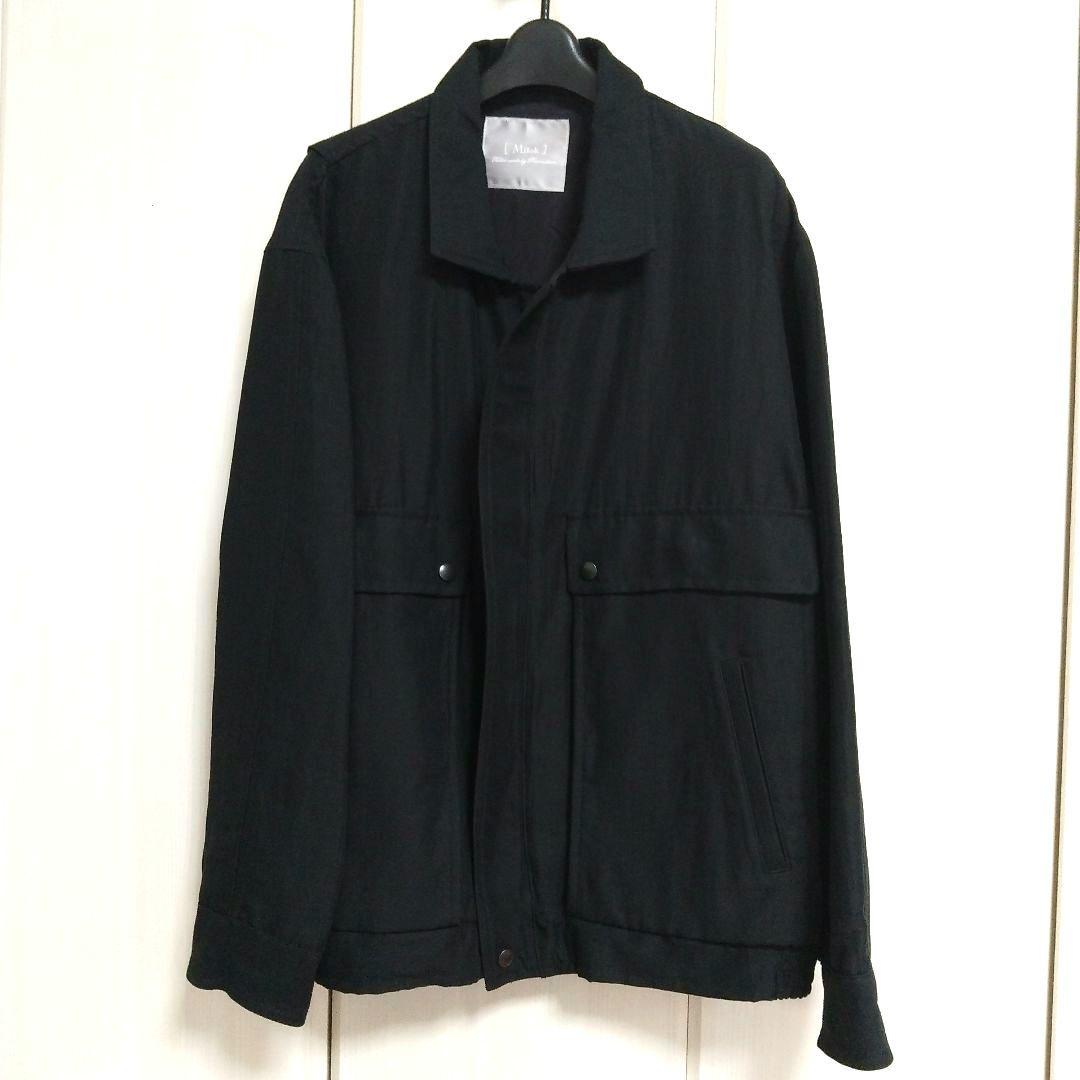 新品 Milok DOUBLE WEAVE ZIP BLOUSON ブラック