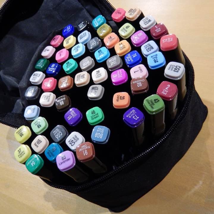 【新品・60本セット】大好評です。コピック入門用として最適なアルコールマーカー