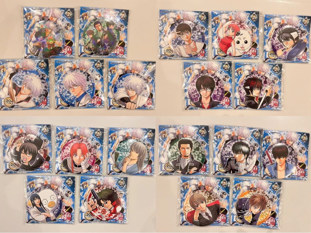 銀魂 大銀魂展 コレクション 缶バッジ 原作 全種類 20点 セット 銀魂】SHONEN JUMP SHOP 上海 ジャンプショップ中国限定 カラー