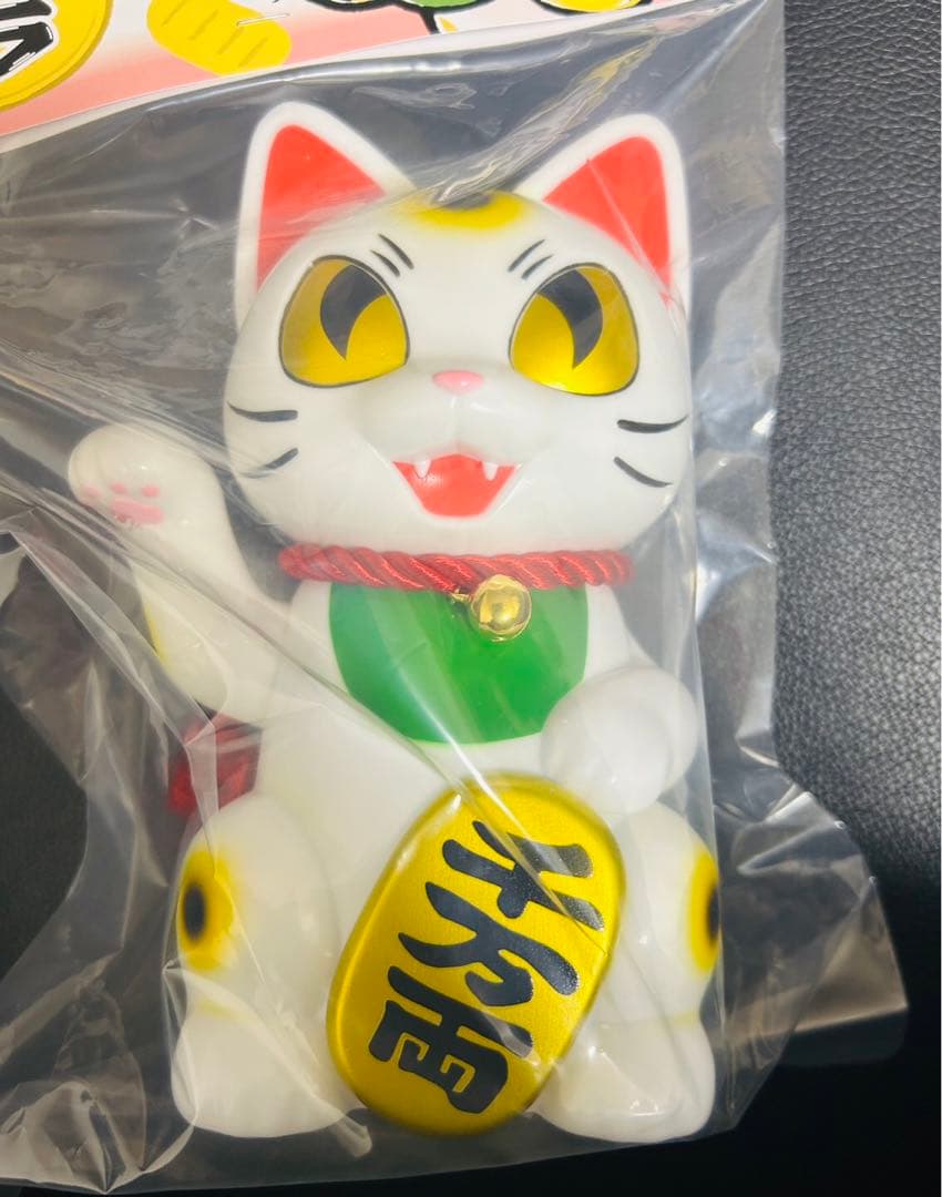 小夏屋 大招きネゴラ オリジナルカラー ソフビ こなつ 新品未開封 招き猫