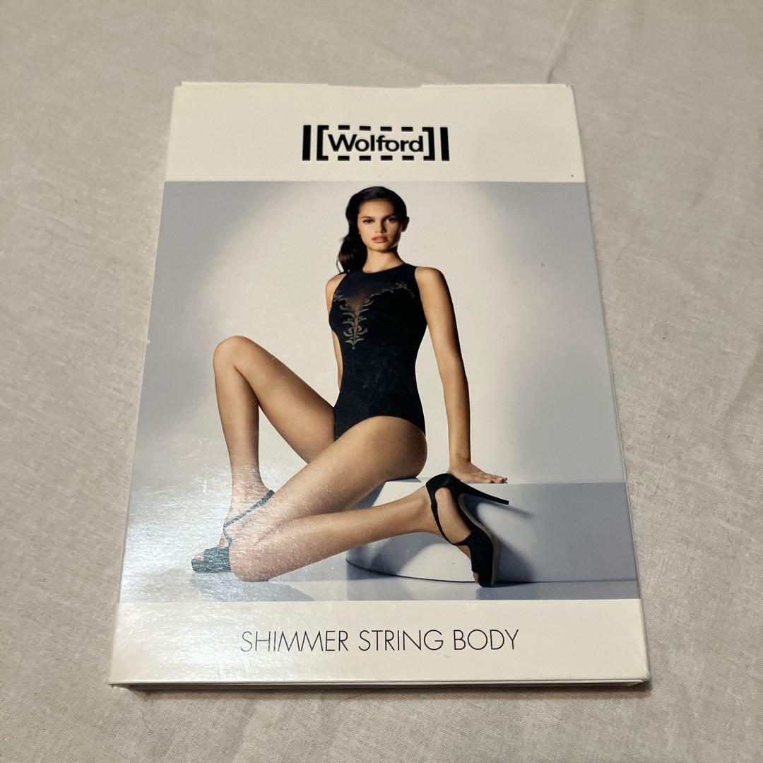 ②ウォルフォード ボディスーツ 黒 ビスチェ Wolford S/M ブラック