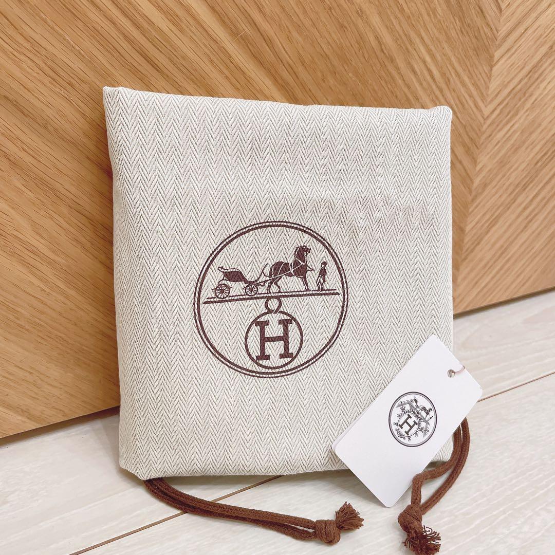 未使用品　HERMES 保存袋　巾着袋　45×46 付属品 1599181339.jpg?1655693955