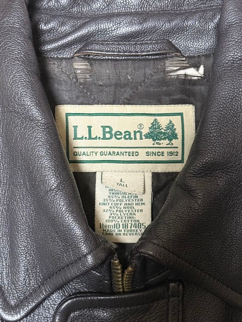 【レザージャケット】L.L.Bean a-2フライトジャケット