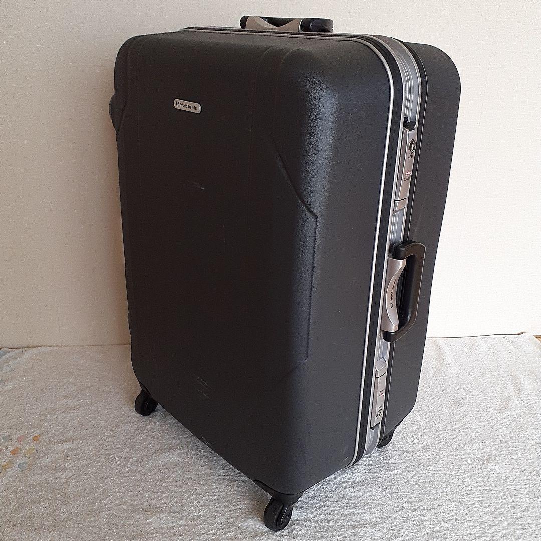 【美品】ワールドトラベラー ACE スーツケース ダークグレー