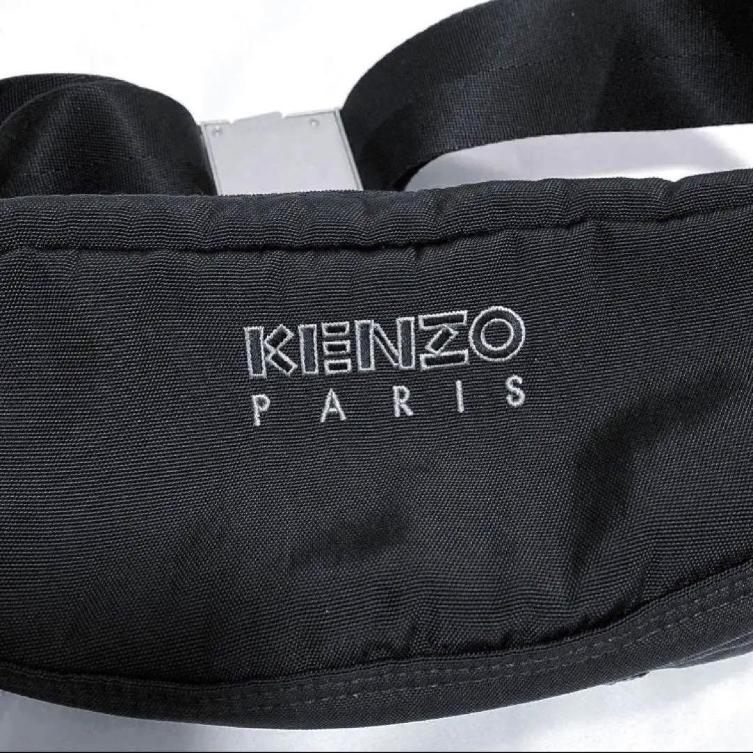 【美品】KENZO　ボディバッグ　ベロア　タイガー　希少　状態良好