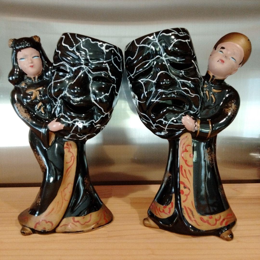 ペ*ン様 50s ツーフェイス　壁掛け　two face ビンテージ　ロカビリー 50s vintage two face wall deco | kurokawa pier