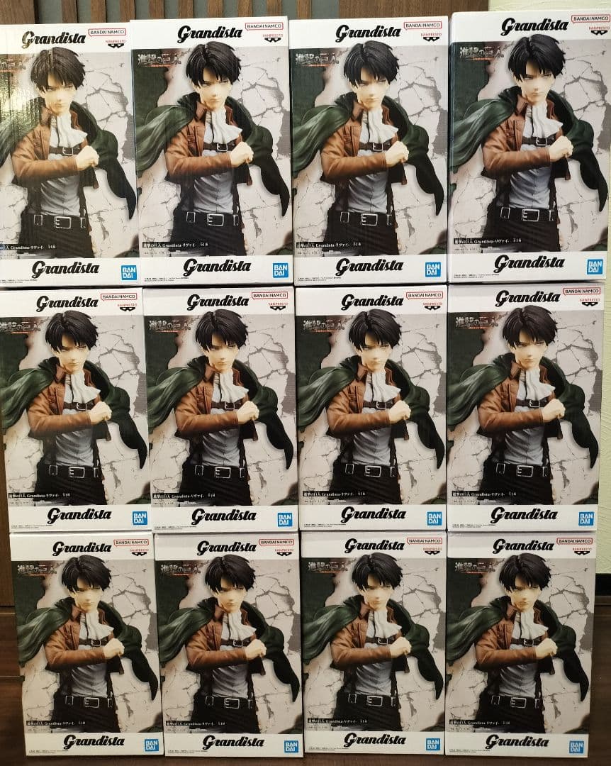 進撃の巨人Grandista リヴァイ フィギュア 12体セット