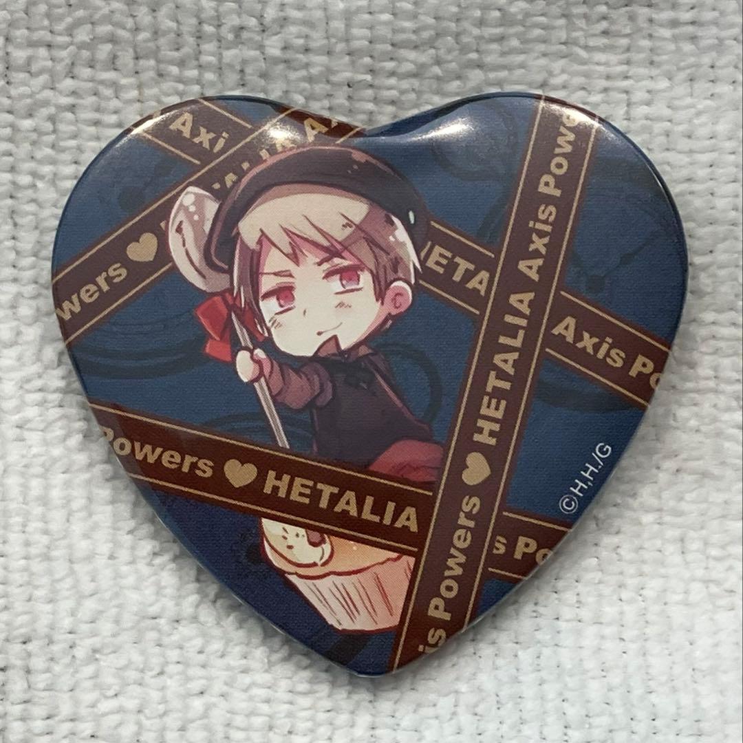 ヘタリア Axis Powers ハート型缶バッジ プロイセン イベント限定