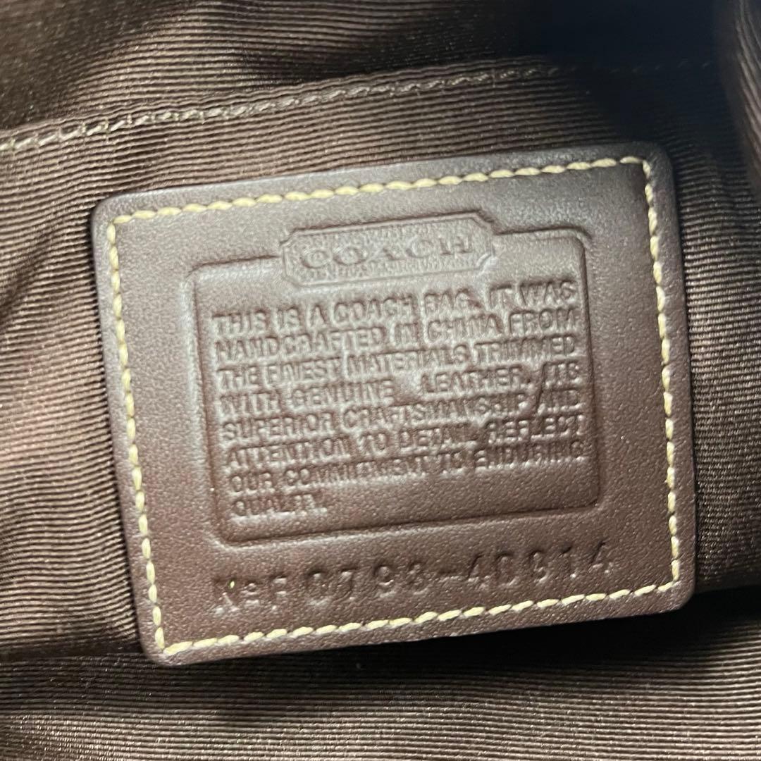 Coach コーチ アクセサリーポーチ バニティ パッチワーク シグネチャー